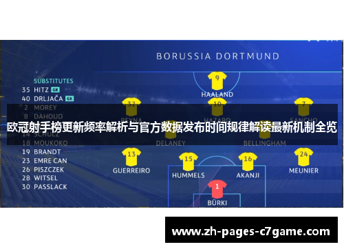 欧冠射手榜更新频率解析与官方数据发布时间规律解读最新机制全览