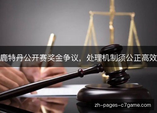 鹿特丹公开赛奖金争议,处理机制须公正高效 鹿特丹公开赛奖金争议,处理机制须公正高效